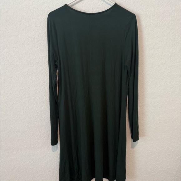 Old Navy Dark Green Long Sleeve Dress - Picture 5 of 10